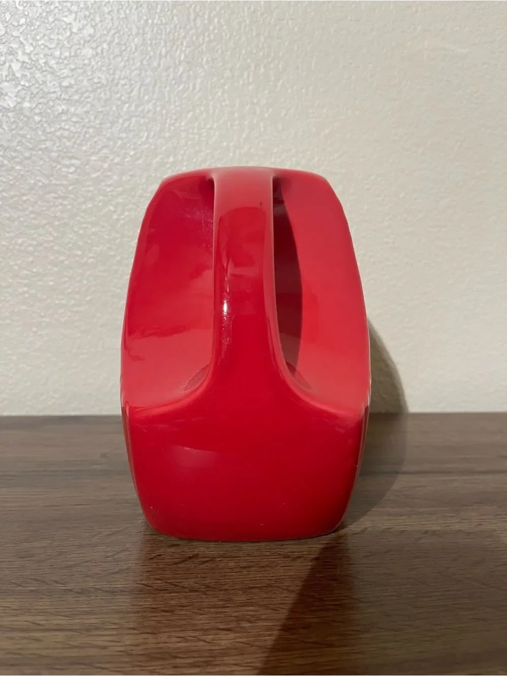 Fiesta Red Disc Pitcher Vase
